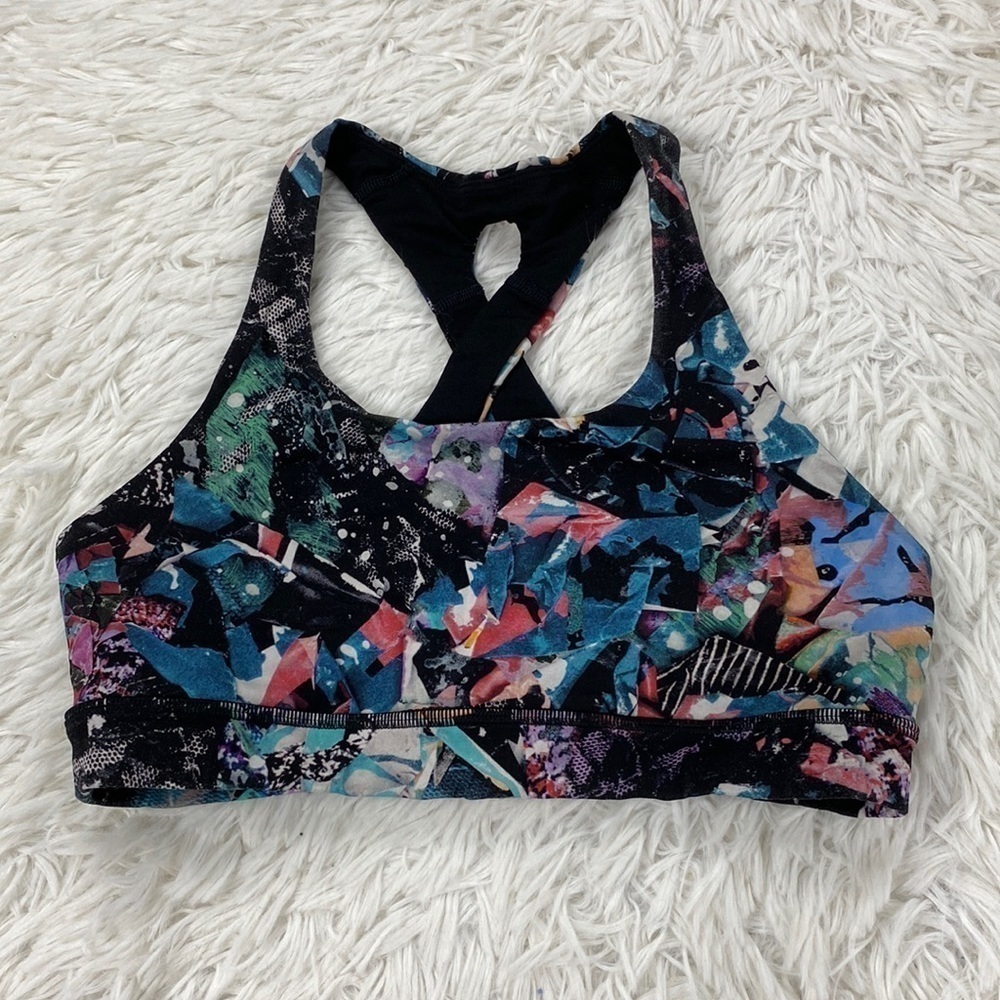 Lululemon Time To Sweat Bra Color Crush Multi